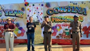 รณรงค์สวมหมวกนิรภัย แล้วเมาไม่ขับ ช่วงเทศกาลปีใหม่ประจำปี 2568 ณ บริษัทคอตติน่า(A1)